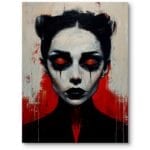 Obraz do salonu industrialnego ludzie portret kobiety zimny Obraz do salonu industrialnego ludzie portret kobiety zimny