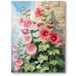 Obraz do salonu kuchni natura rośliny kwiaty realistyczny zielono-różowy Obraz do salonu kuchni natura rośliny kwiaty realistyczny zielono-różowy