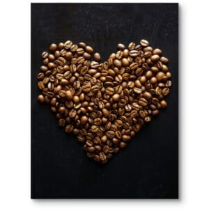 Plakat do kuchni jedzenie i napoje kawa naturalny ciepły brązowo-czarny