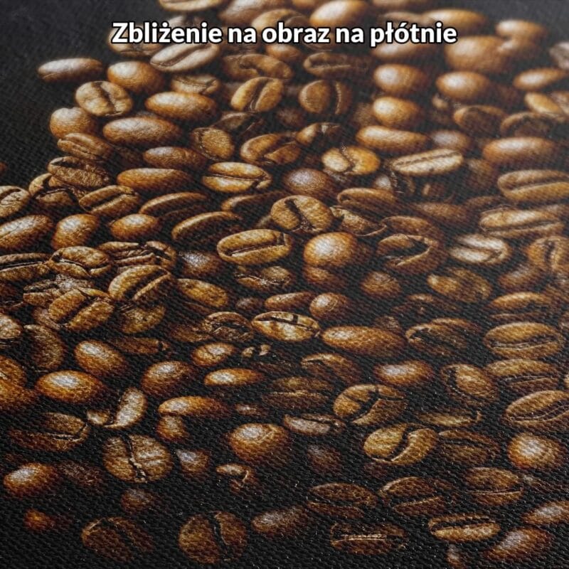 brązowy czarny realistyczny plakat na ścianę do kawiarni