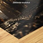 Plakat do salonu gotycka katedra realizm mroczny