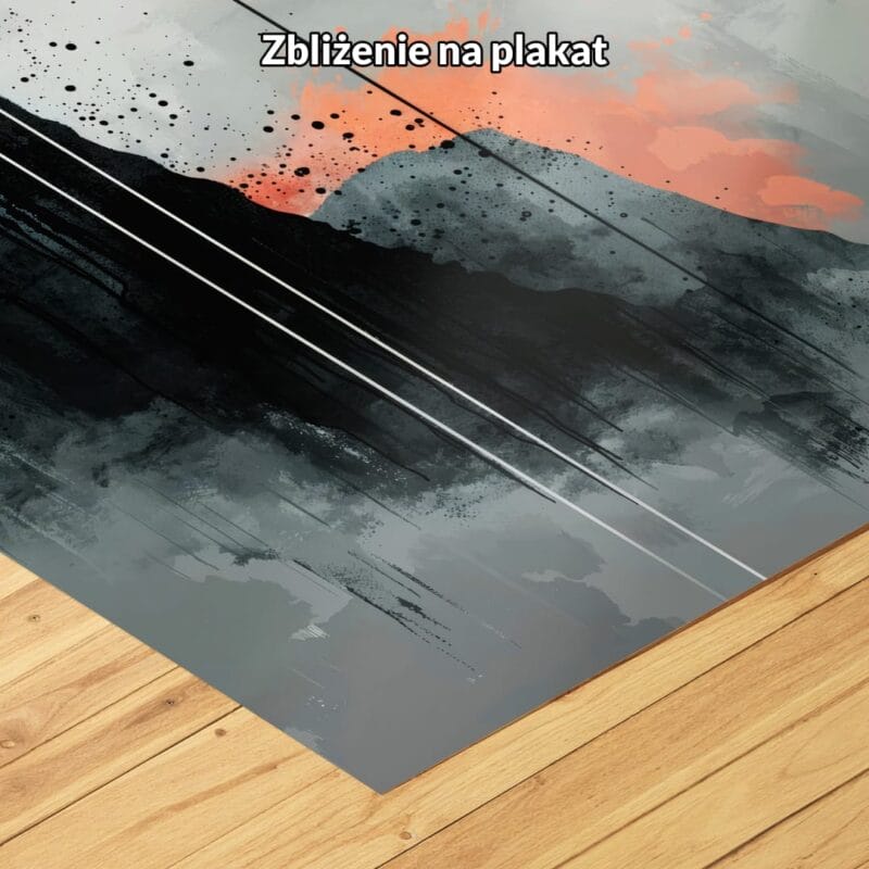 Plakat kosmos planety do salonu grafika do biura