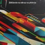 czarny czerwony zielony abstrakcyjny plakat na ścianę do salonu
