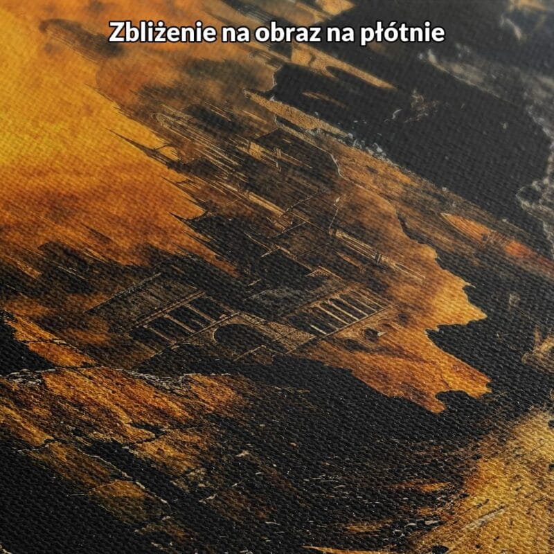 Obraz na płótnie do salonu ruiny miasta fantasy