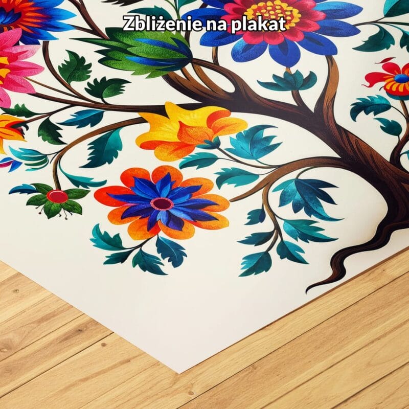 Plakat natura i krajobrazy kwiaty do salonu