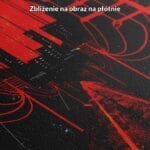 zb3-1271-5nk czerwony czarny częściowo abstrakcyjny plakat na ścianę do pokoju młodzieżowego