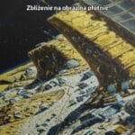 żółty brązowy czarny realistyczny obraz na ścianę do biura i pracy Obraz futurystyka kolonia księżycowa science fiction