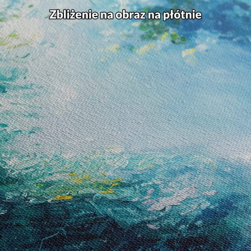 Obraz las pejzaż leśna ścieżka olej na płótnie