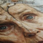 Obraz realizm do salonu portret starszej kobiety