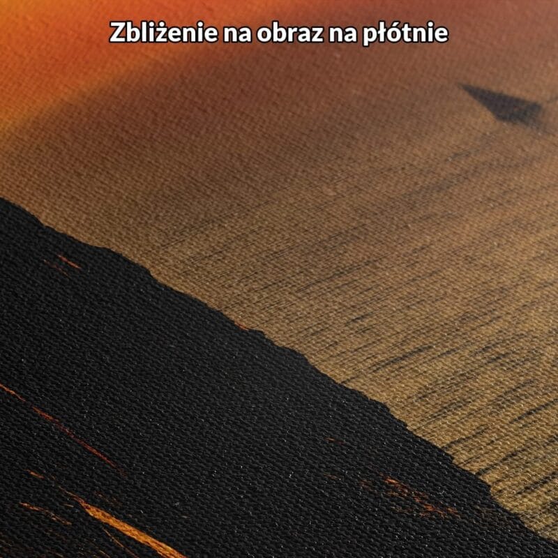 pomarańczowy czarny żółty realistyczny plakat na ścianę do biura i pracy