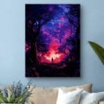 Plakat fantastyka kosmos do salonu