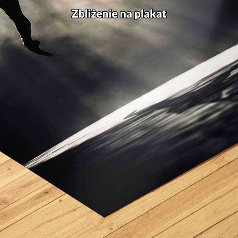 Plakat na ścianę tancerka w świetle reflektora