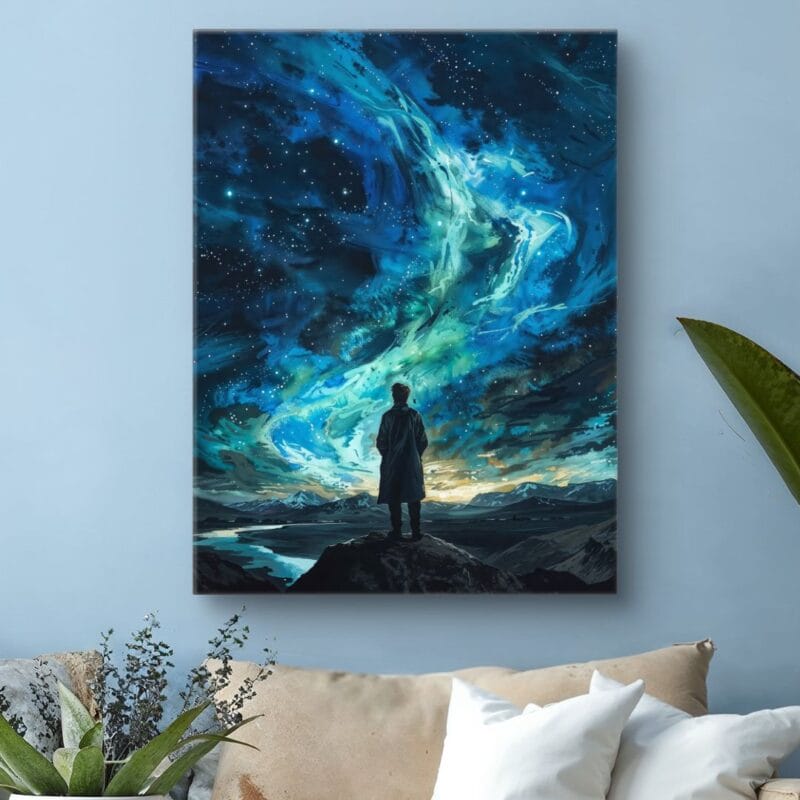 Obraz na płótnie do salonu kosmos galaktyka