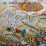 Obraz bukiety kwiatów jasny boho rustykalny