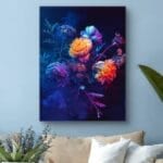 Plakat piwonie w pełnym rozkwicie do salonu Plakat piwonie w pełnym rozkwicie do salonu