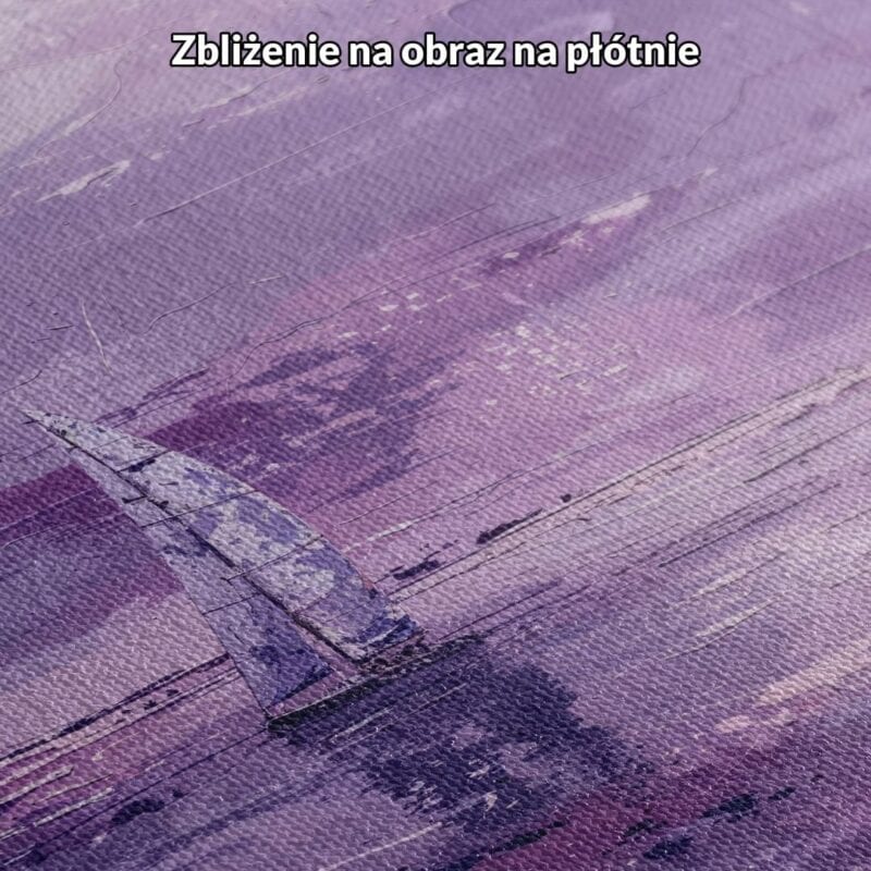 Obraz jezioro żaglówka zachód słońca do salonu