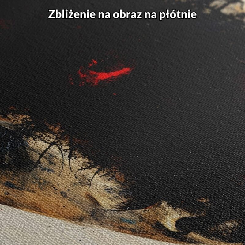 Obraz nowoczesny do salonu twarz kobiety w lesie