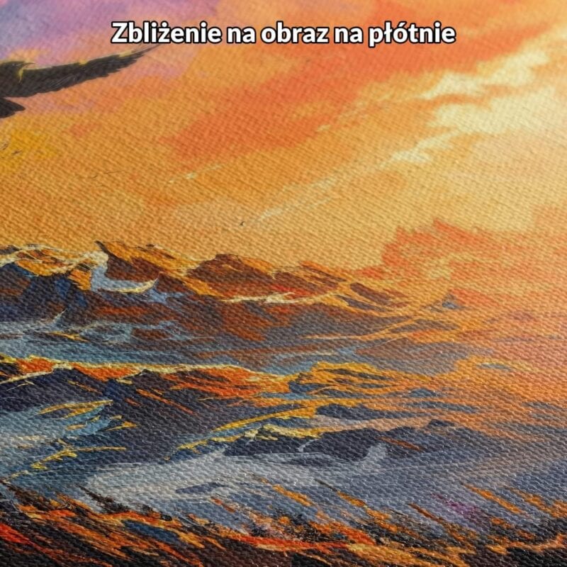 Obraz do salonu góry orzeł impresjonizm