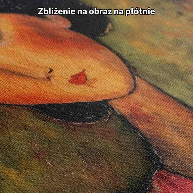 Obraz do salonu kobieta portret ekspresjonizm