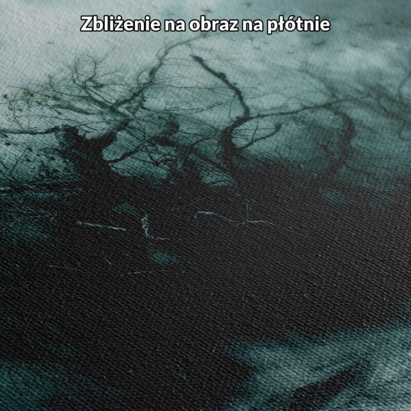 szary czarny biały częściowo abstrakcyjny plakat na ścianę do sypialni