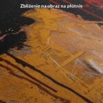 Obraz portret kobieta bliskie ujęcie do salonu