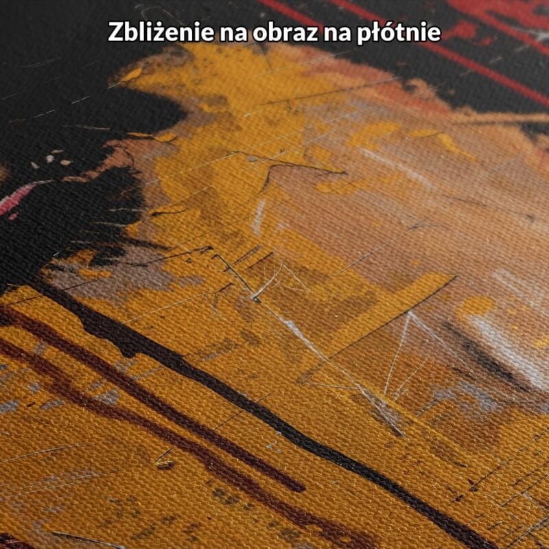 Obraz portret kobieta bliskie ujęcie do salonu