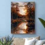 Obraz na płótnie natura krajobraz jesień do salonu