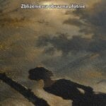 Obraz kobieta nad jeziorem realizm do salonu