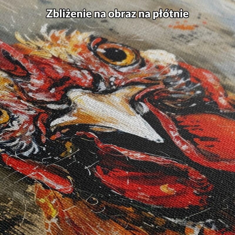 Obraz do kuchni i jadalni kura impresjonizm