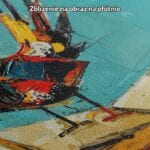 Obraz na płótnie kogut na książkach do kuchni