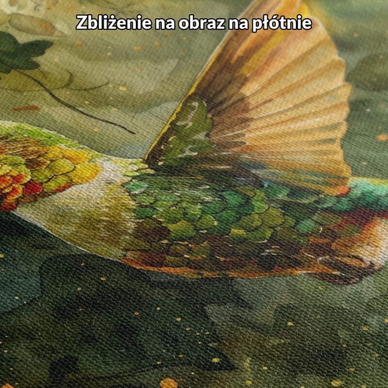 Obraz na płótnie natura ptaki koliber do salonu