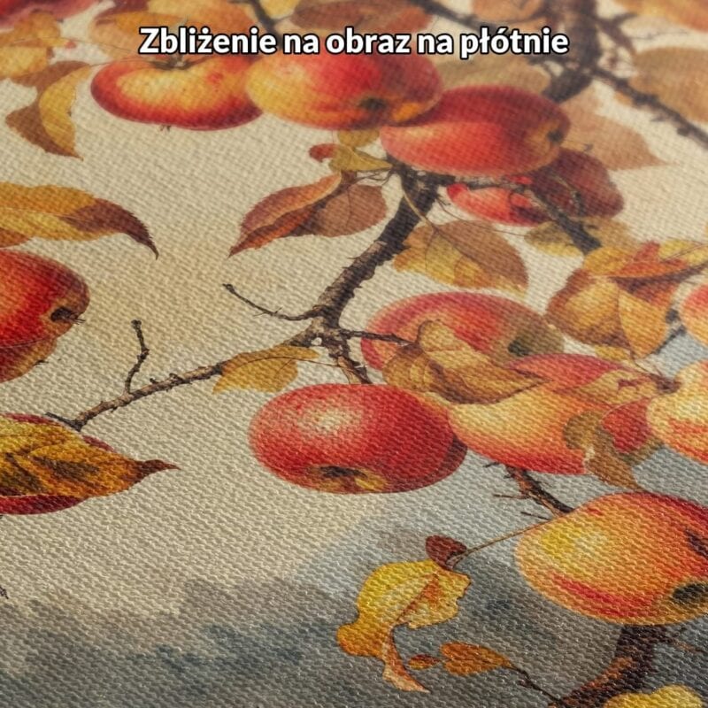 Obraz gałąź jabłoni w pełni jesieni do kuchni