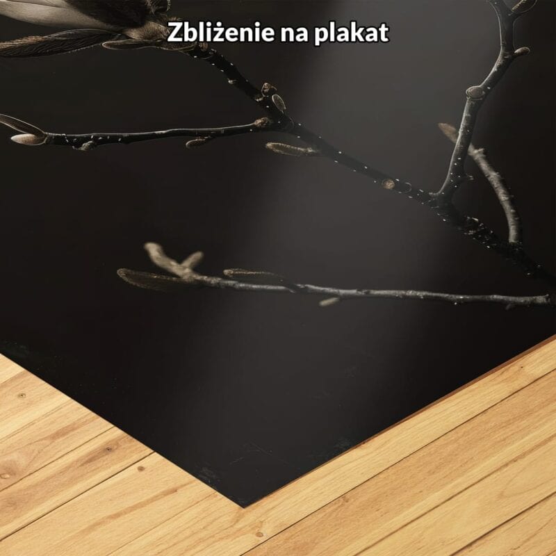 Plakat natura kwiat magnolia do salonu