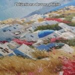 Obraz krajobraz Santorini do salonu impresjonizm