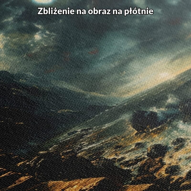 Obraz do salonu latarnia morska krajobraz noc