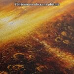 pomarańczowy brązowy częściowo abstrakcyjny obraz na ścianę do sypialni Obraz zachód słońca nad polem słoneczników do salonu