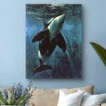 Obraz do salonu orka w oceanie