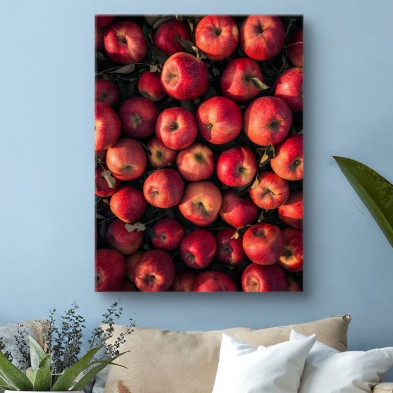 Plakat natura owoce jabłka do kuchni