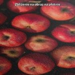 zb3-525-5nk czerwony zielony czarny realistyczny plakat na ścianę do kuchni i jadalni
