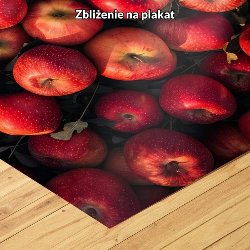Plakat natura owoce jabłka do kuchni