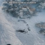 biały niebieski szary realistyczny plakat na ścianę do biura i pracy