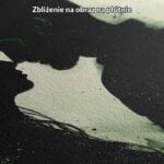 zb3-785-5nk zielony czarny częściowo abstrakcyjny plakat na ścianę do salonu