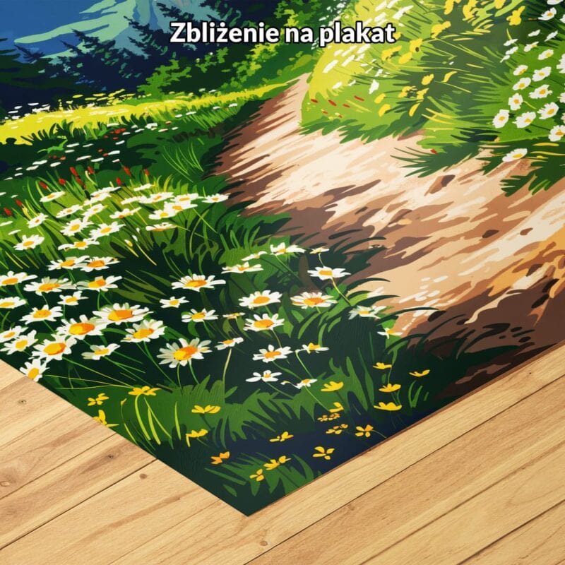 Plakat krajobrazy pejzaże i widoki góry do salonu