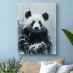 Obraz na płótnie dzikie panda do salonu