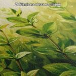 Obraz na płótnie do salonu zieleń w pełnym rozkwicie