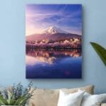 Plakat krajobraz z górą Fuji Japonia Plakat krajobraz z górą Fuji Japonia