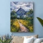 Obraz pejzaż góry do salonu