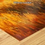 zc5-259-9n żółty niebieski zielony częściowo abstrakcyjny obraz na ścianę do gabinetu