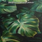 zielony zielony żółty realistyczny plakat na ścianę do przedpokoju i korytarza