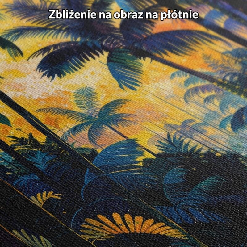 Obraz tropikalna ścieżka w dżungli do salonu